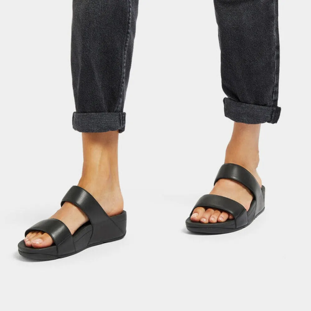 รองเท้าแตะแบบสวม ผู้หญิง รุ่น LULU LEATHER SLIDES