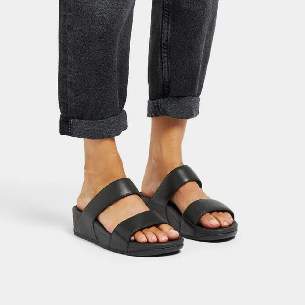 รองเท้าแตะแบบสวม ผู้หญิง รุ่น LULU LEATHER SLIDES