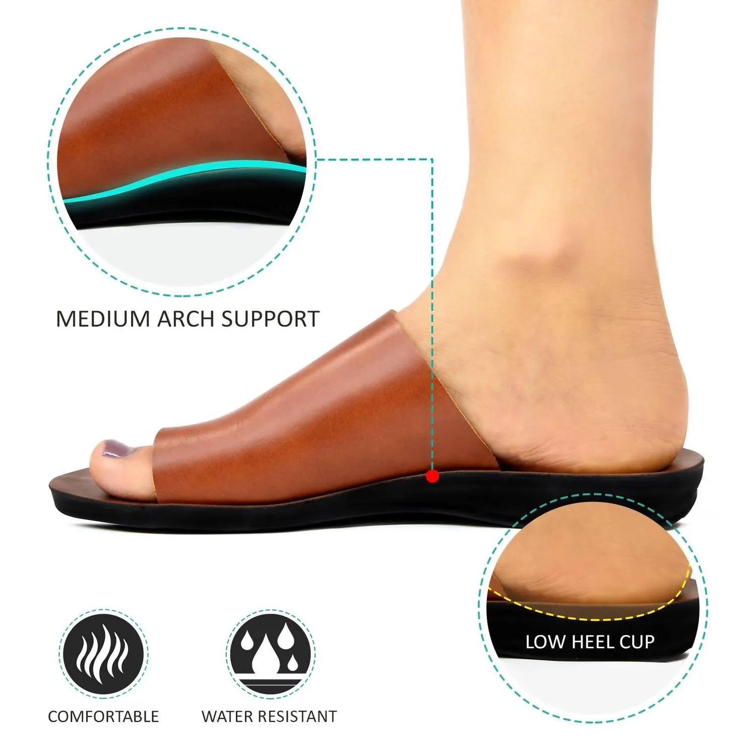 Aerosoft - Women's Daffodil Bunion Sandals