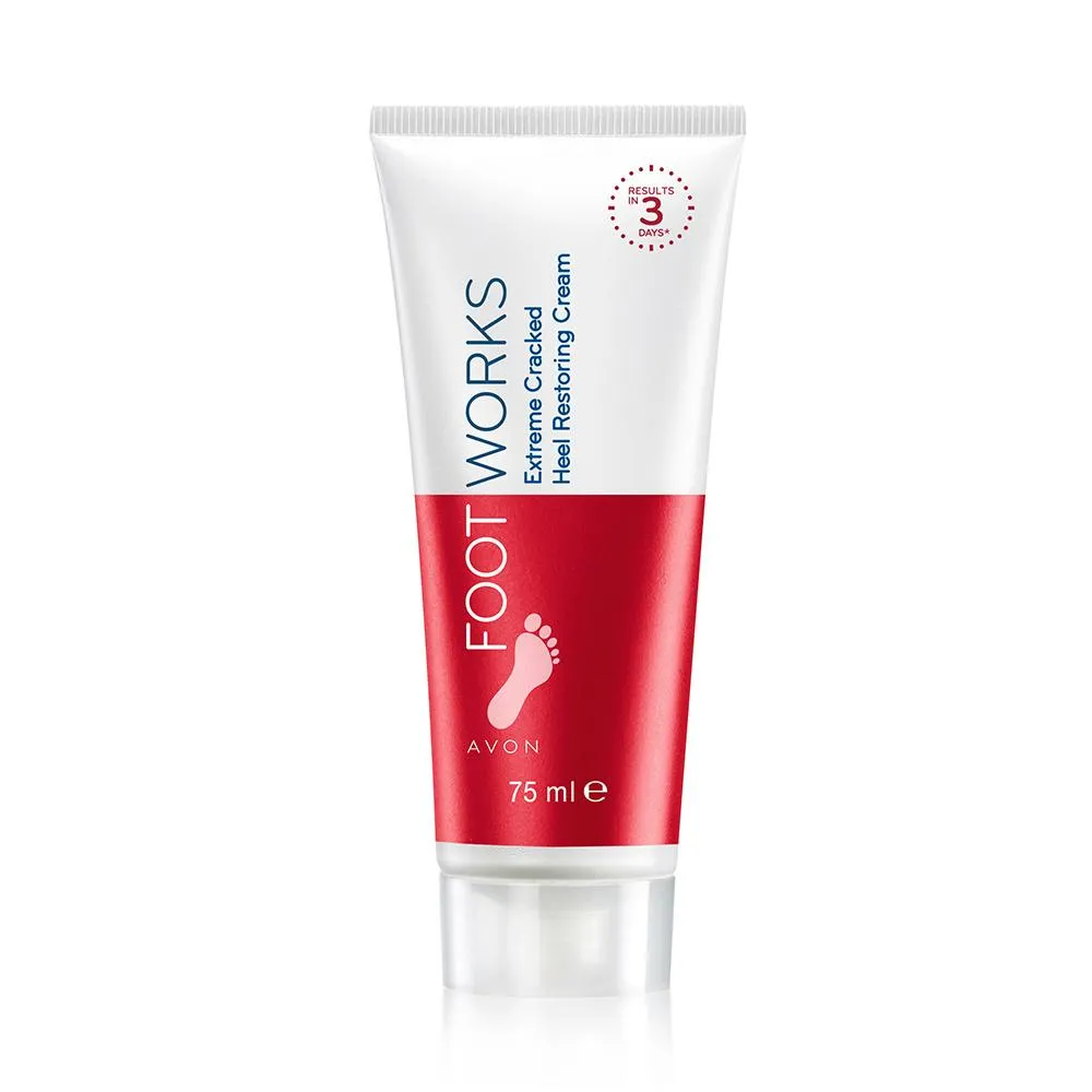 Avon Foot Works Extreme Cracked Heel Restoring Cream - 75ml