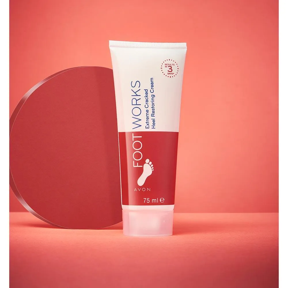 Avon Foot Works Extreme Cracked Heel Restoring Cream - 75ml
