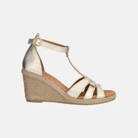 Billi Bi Espadrilles Gold Crackele W