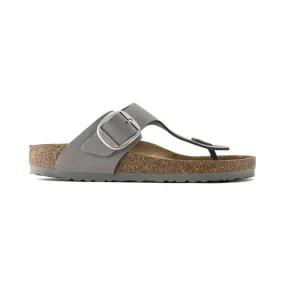 BIRKENSTOCK GIZEH BIG BUCKLE DOVE GREY NUBUCK - WOMENS