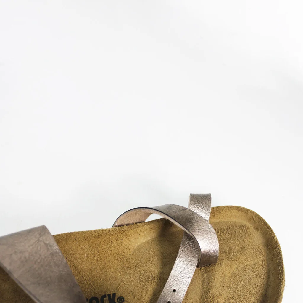 Birkenstock Unisex Sandals Mayari Open-Back Buckles Toe-Post Birko-Flor - UK 7.5