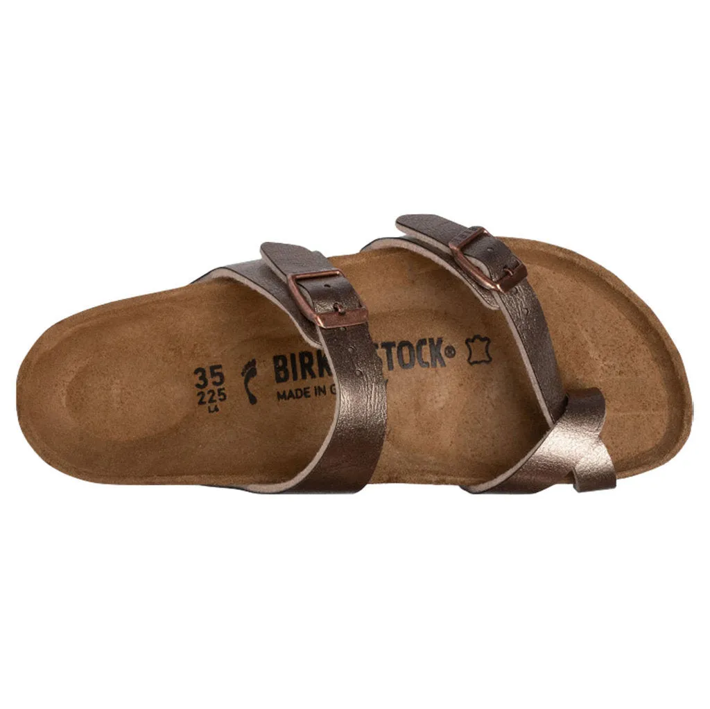 Birkenstock Unisex Sandals Mayari Open-Back Buckles Toe-Post Birko-Flor - UK 7.5
