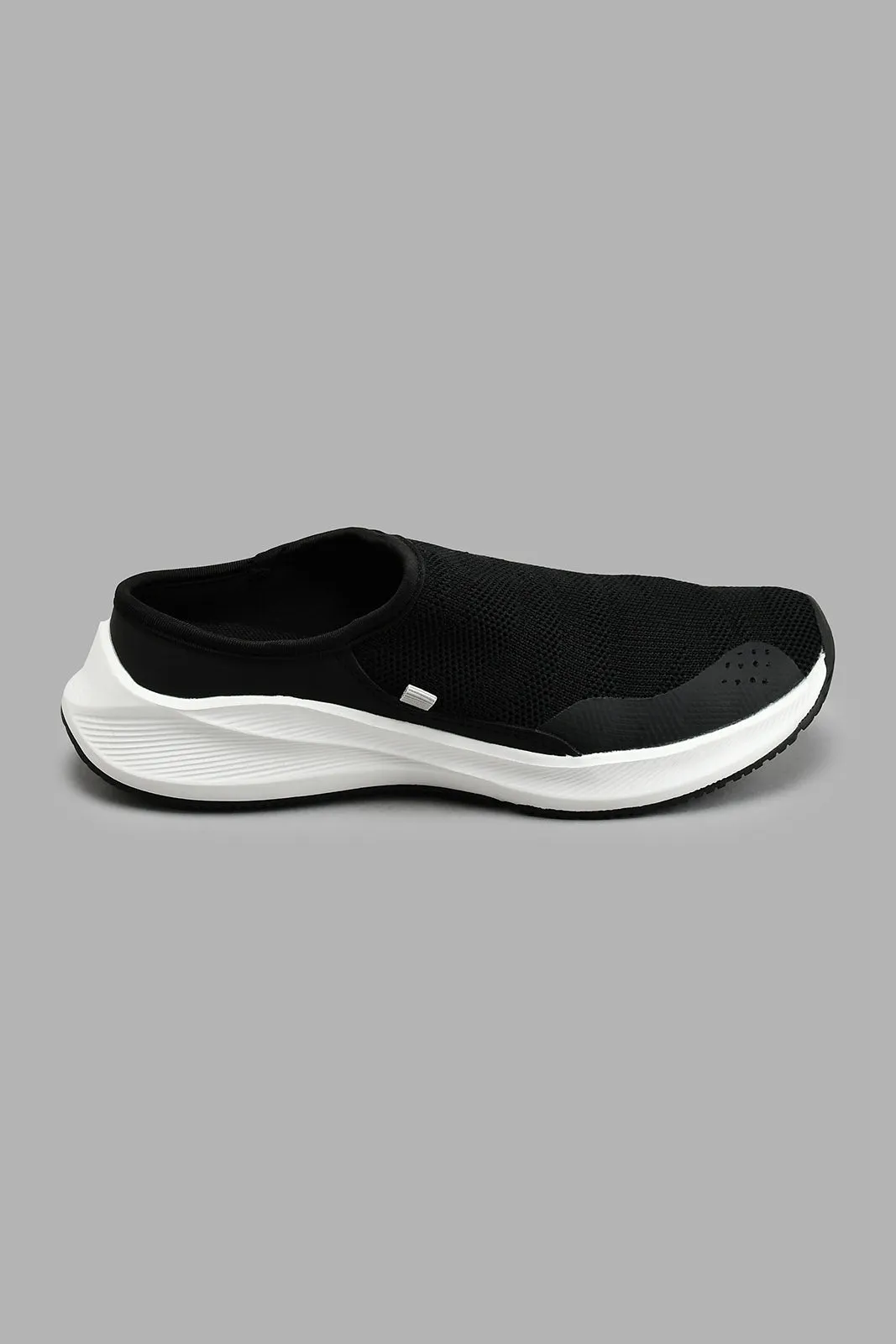 Black Slip-On Mule