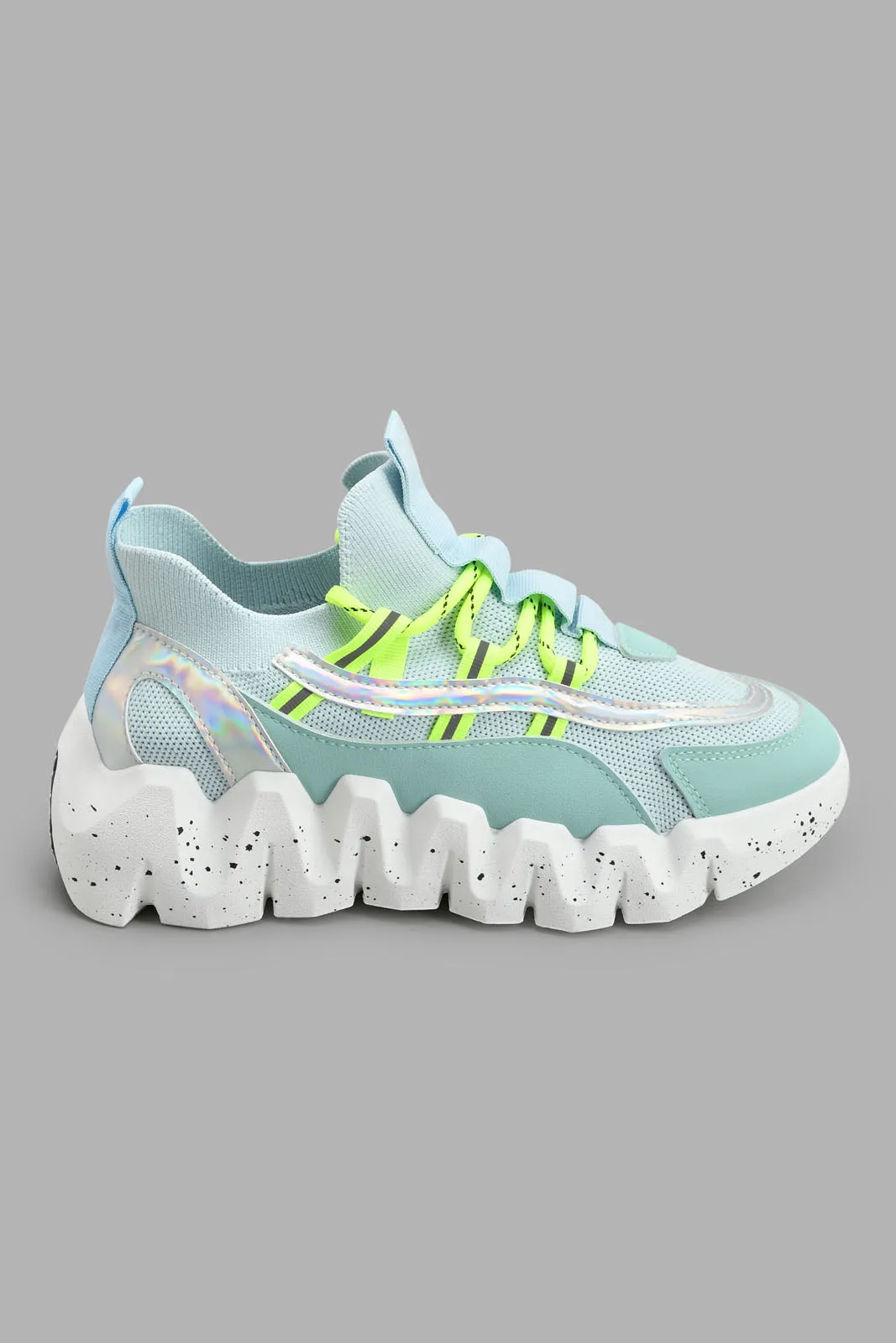 Blue Chunky Slip-On Sneaker