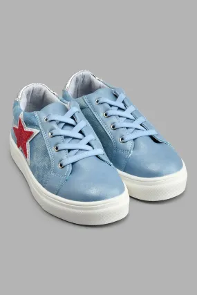 Blue Star Trim Sneaker