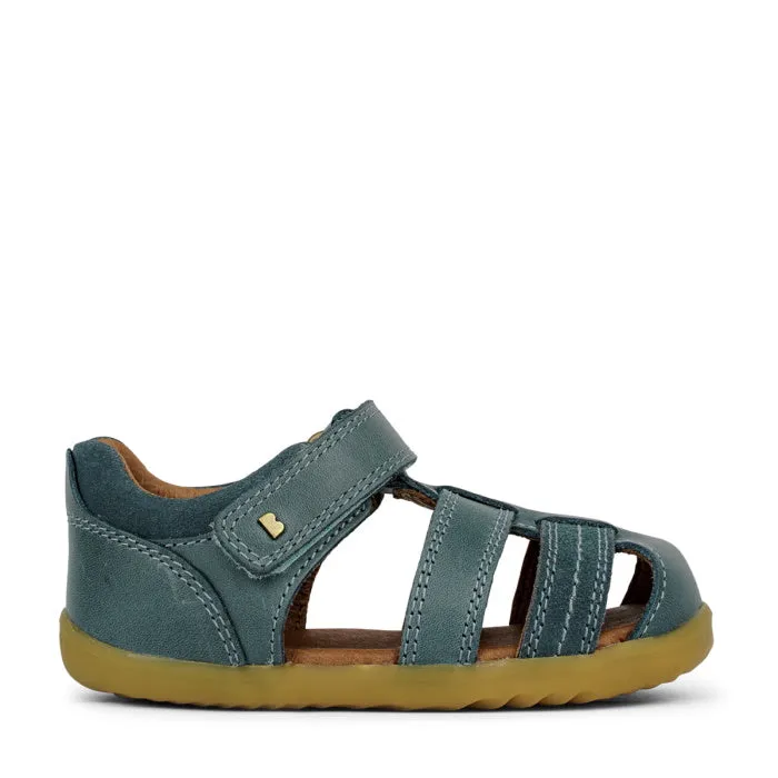 Bobux Step Up Sandal Roam 729206 Slate Blue Closed Toe