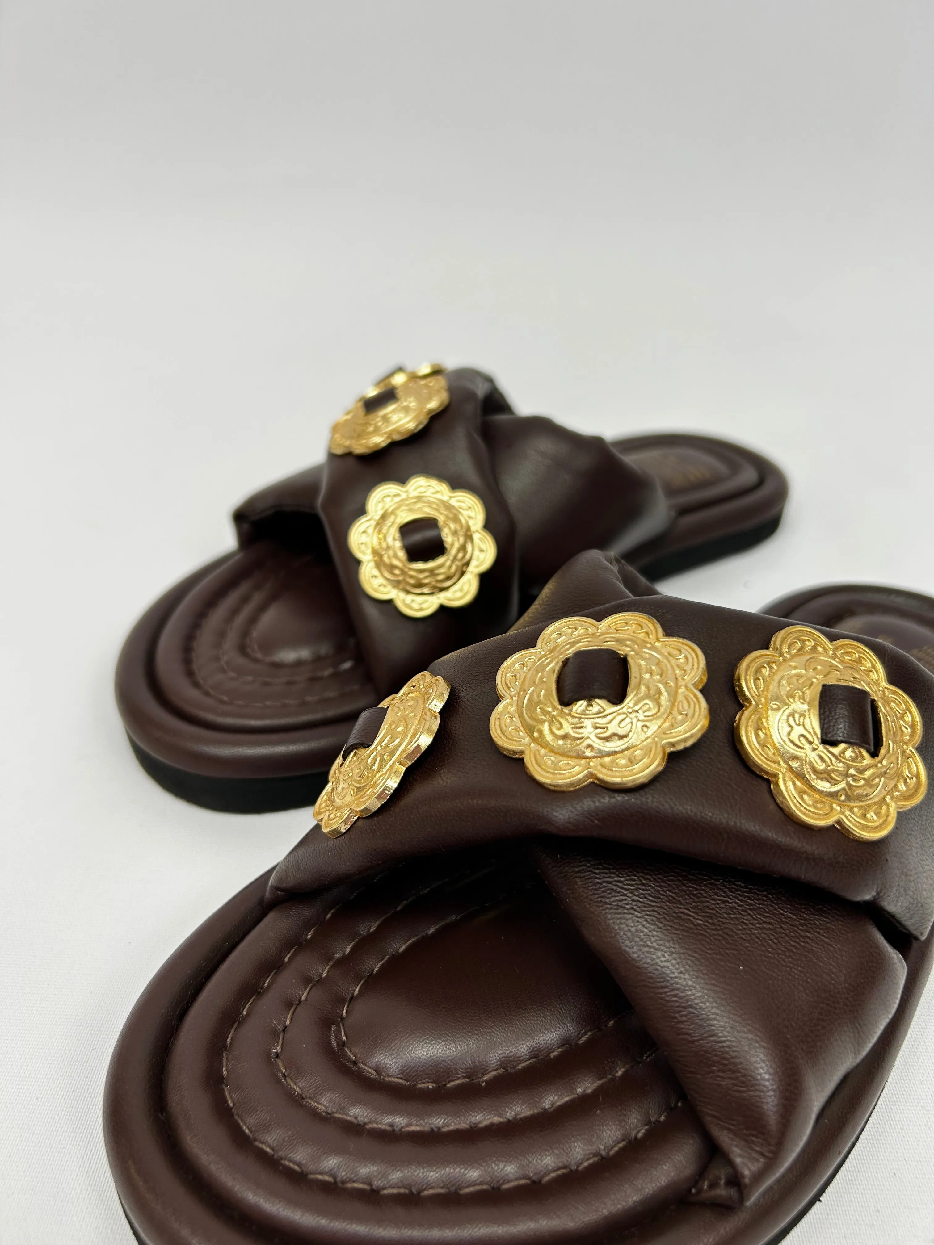 BRONX Brown Sandal