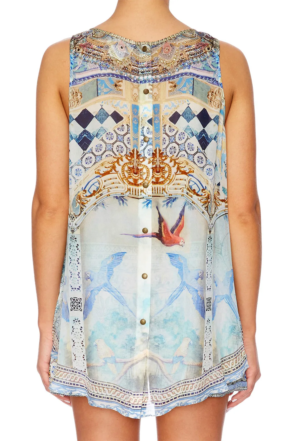 BUTTON BACK TOP LOVER'S DREAM