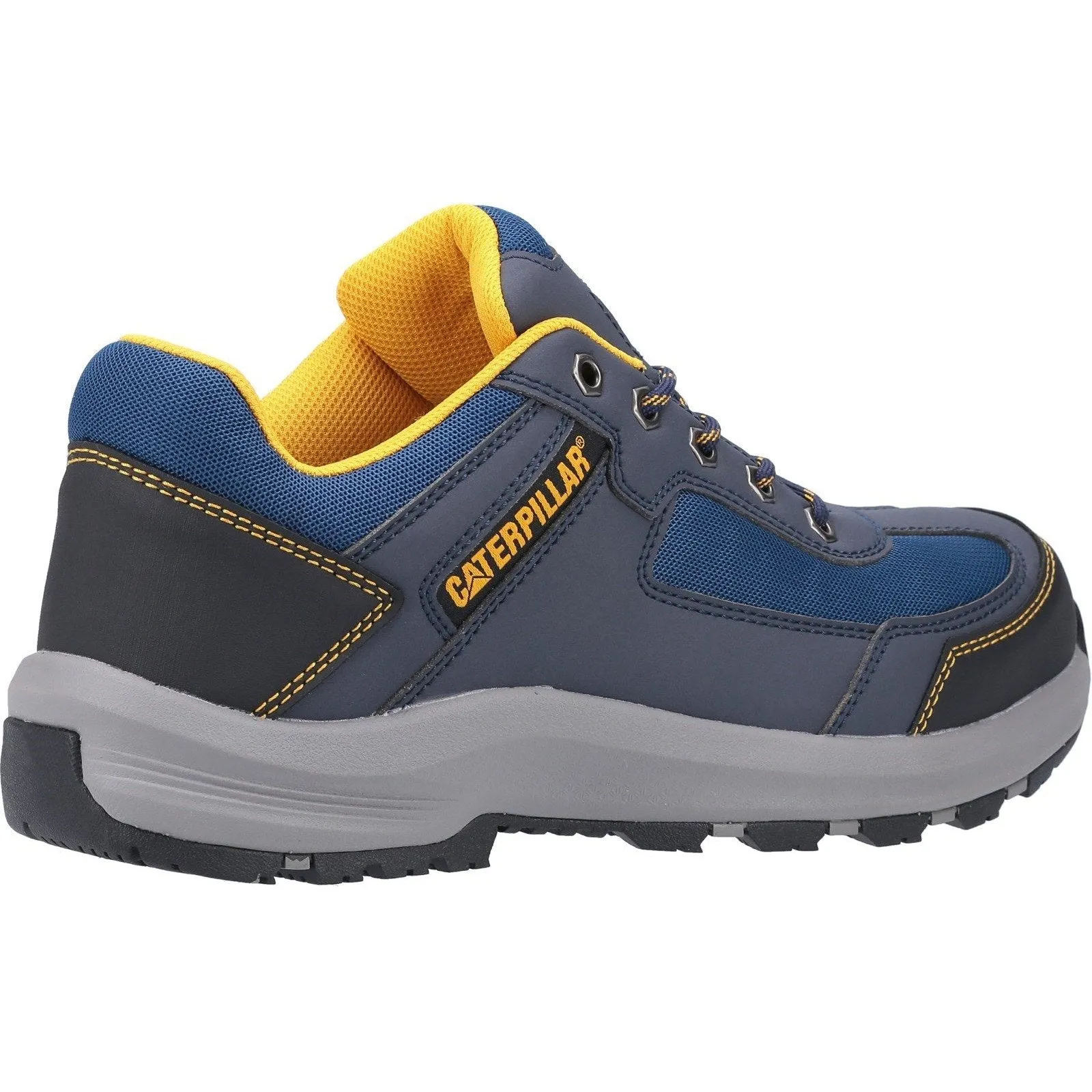 Caterpillar NEW Elmore S1P Wide-Fit Safety Trainer | Steel Toe Cap - Blue
