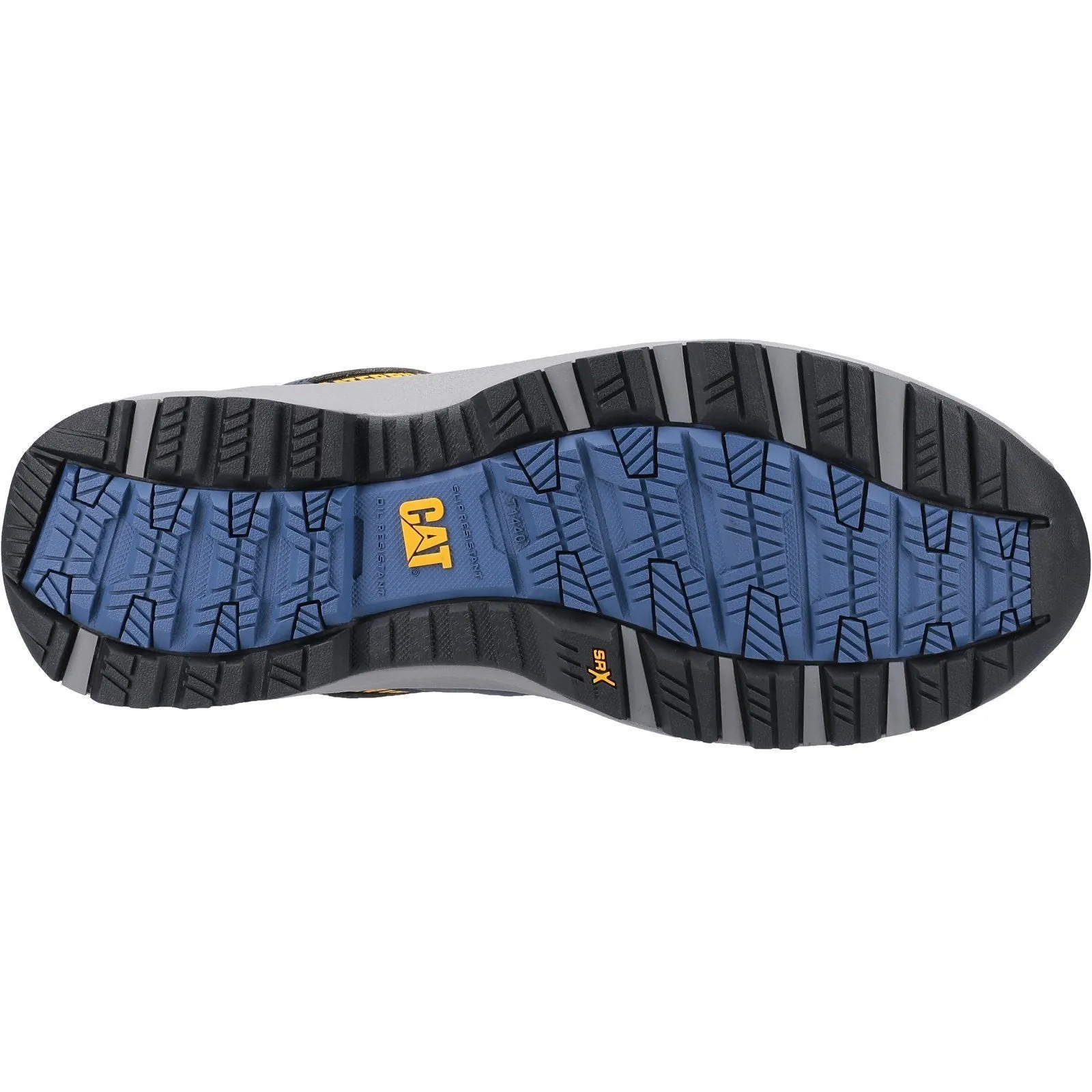 Caterpillar NEW Elmore S1P Wide-Fit Safety Trainer | Steel Toe Cap - Blue