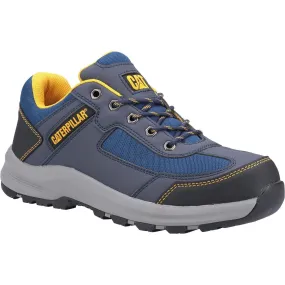 Caterpillar NEW Elmore S1P Wide-Fit Safety Trainer | Steel Toe Cap - Blue