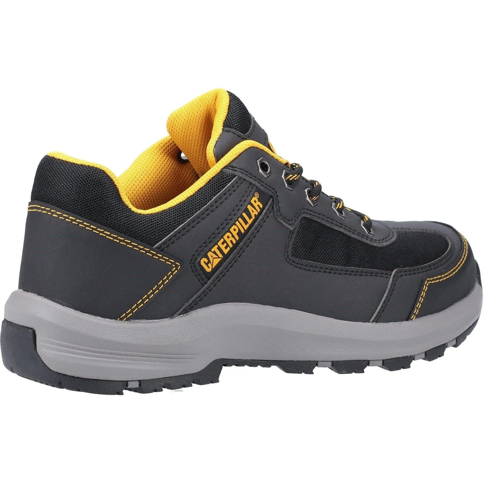 Caterpillar NEW Elmore S1P Wide-Fitting Safety Trainer | Steel Toe Cap - Grey