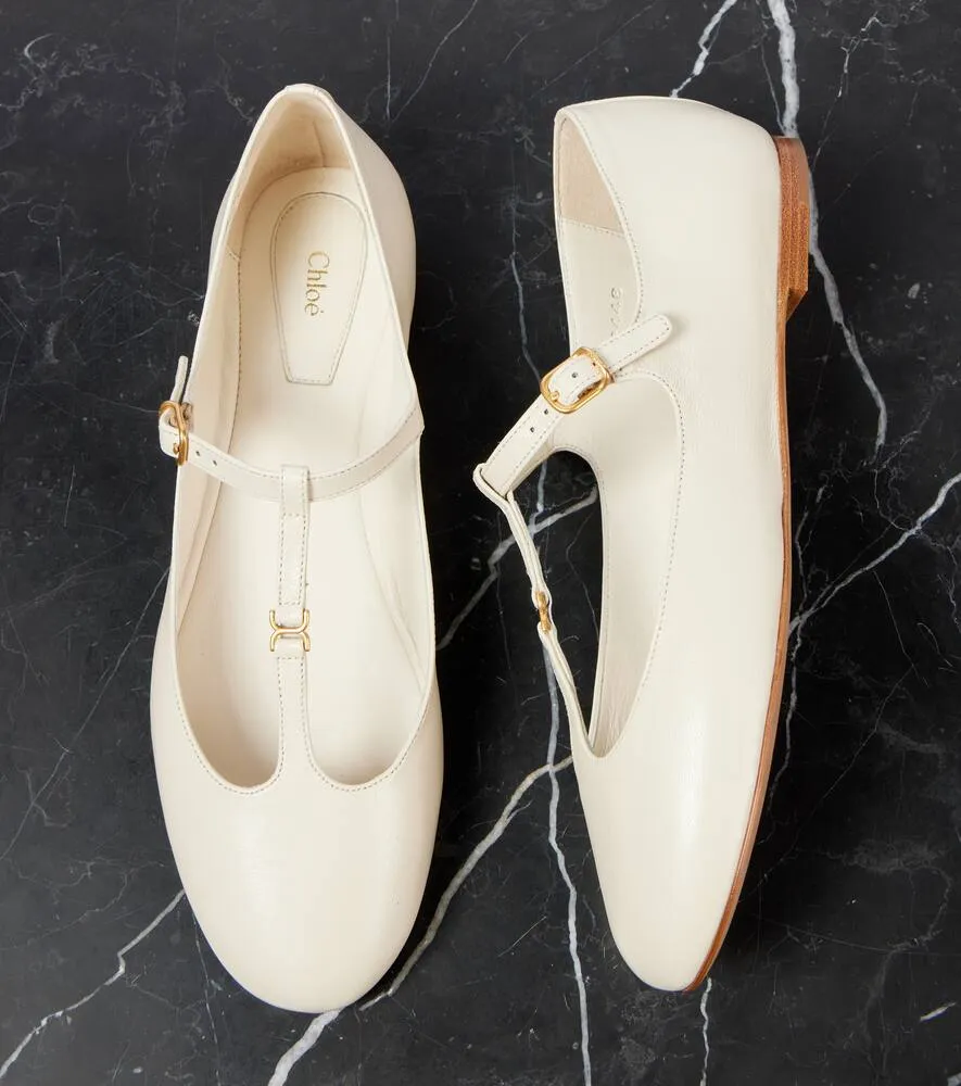 Chloe Marcie leather flats