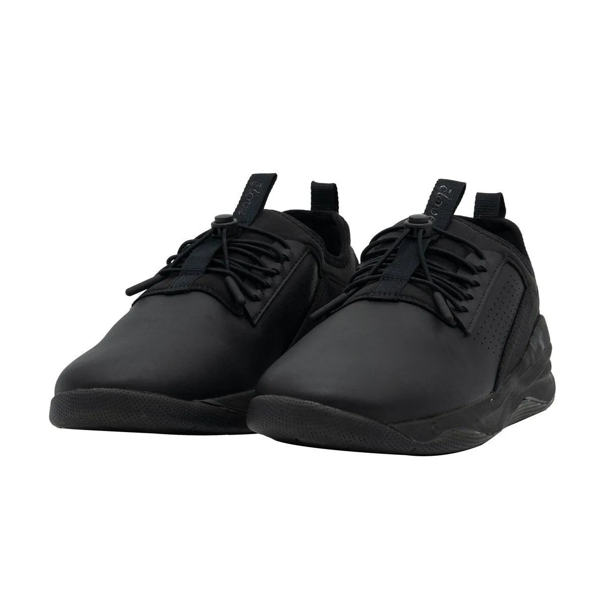 Clove Nursing Lifestyle Sport Shoes Leather Black Colour For Men