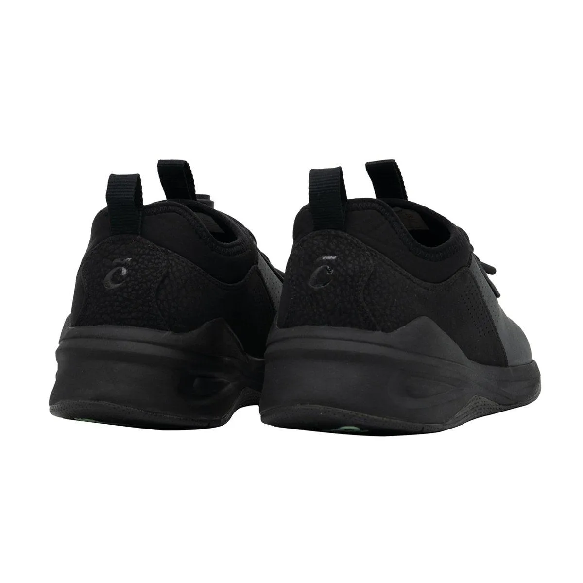 Clove Nursing Lifestyle Sport Shoes Leather Black Colour For Men