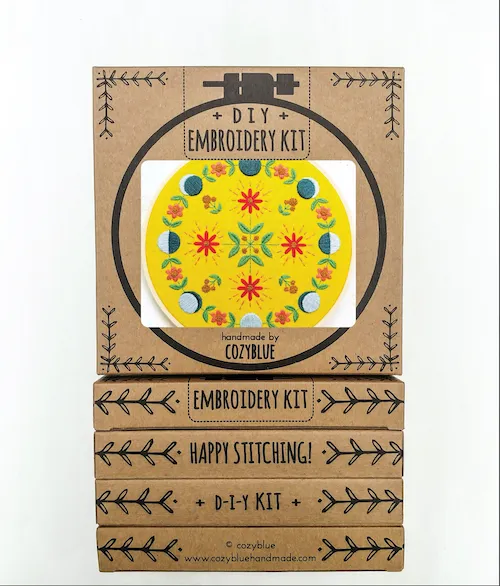Cozy Blue Embroidery Kits