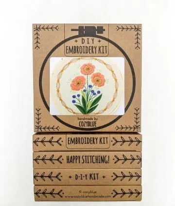 Cozy Blue Embroidery Kits