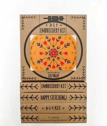 Cozy Blue Embroidery Kits