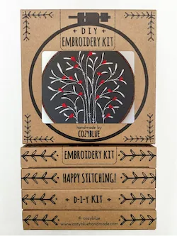 Cozy Blue Embroidery Kits