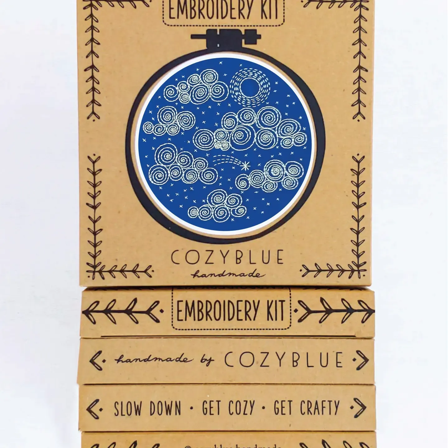 Cozy Blue Embroidery Kits