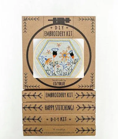 Cozy Blue Embroidery Kits