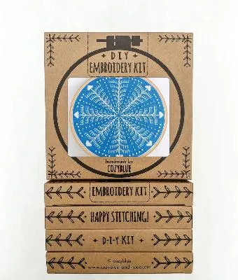 Cozy Blue Embroidery Kits