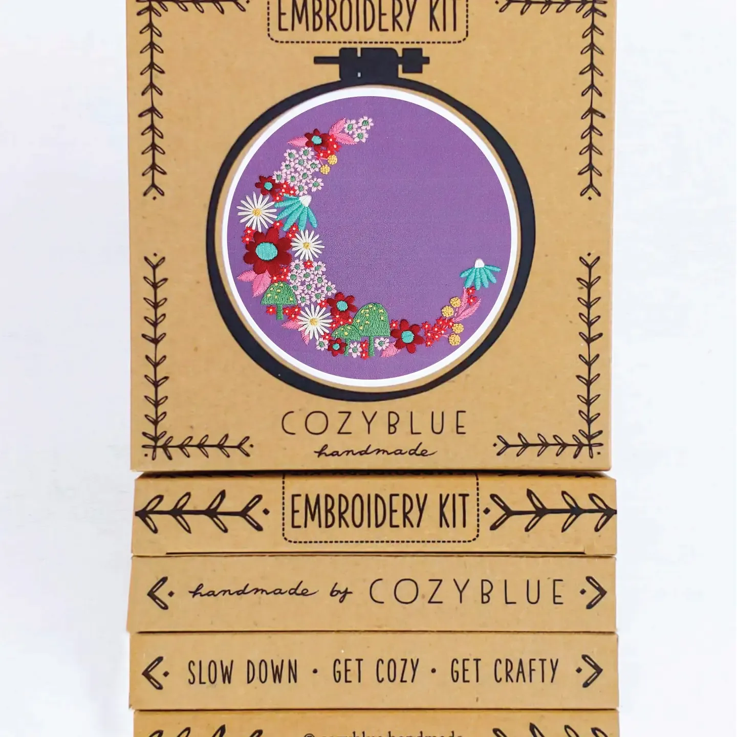 Cozy Blue Embroidery Kits