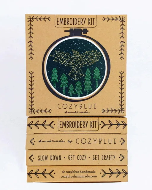 Cozy Blue Embroidery Kits