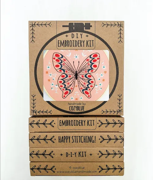 Cozy Blue Embroidery Kits