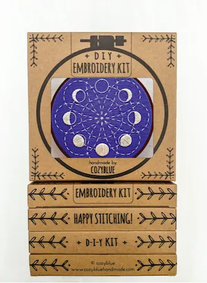 Cozy Blue Embroidery Kits