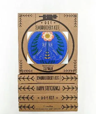 Cozy Blue Embroidery Kits