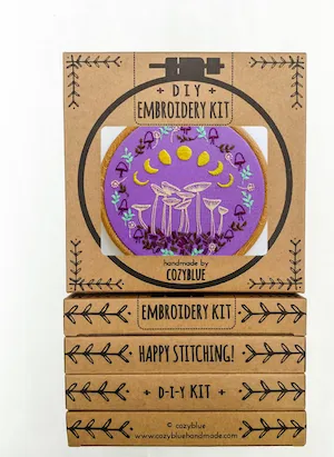 Cozy Blue Embroidery Kits