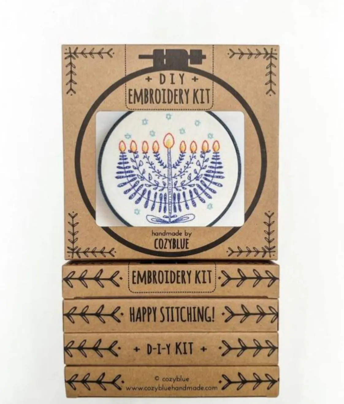 Cozy Blue Embroidery Kits
