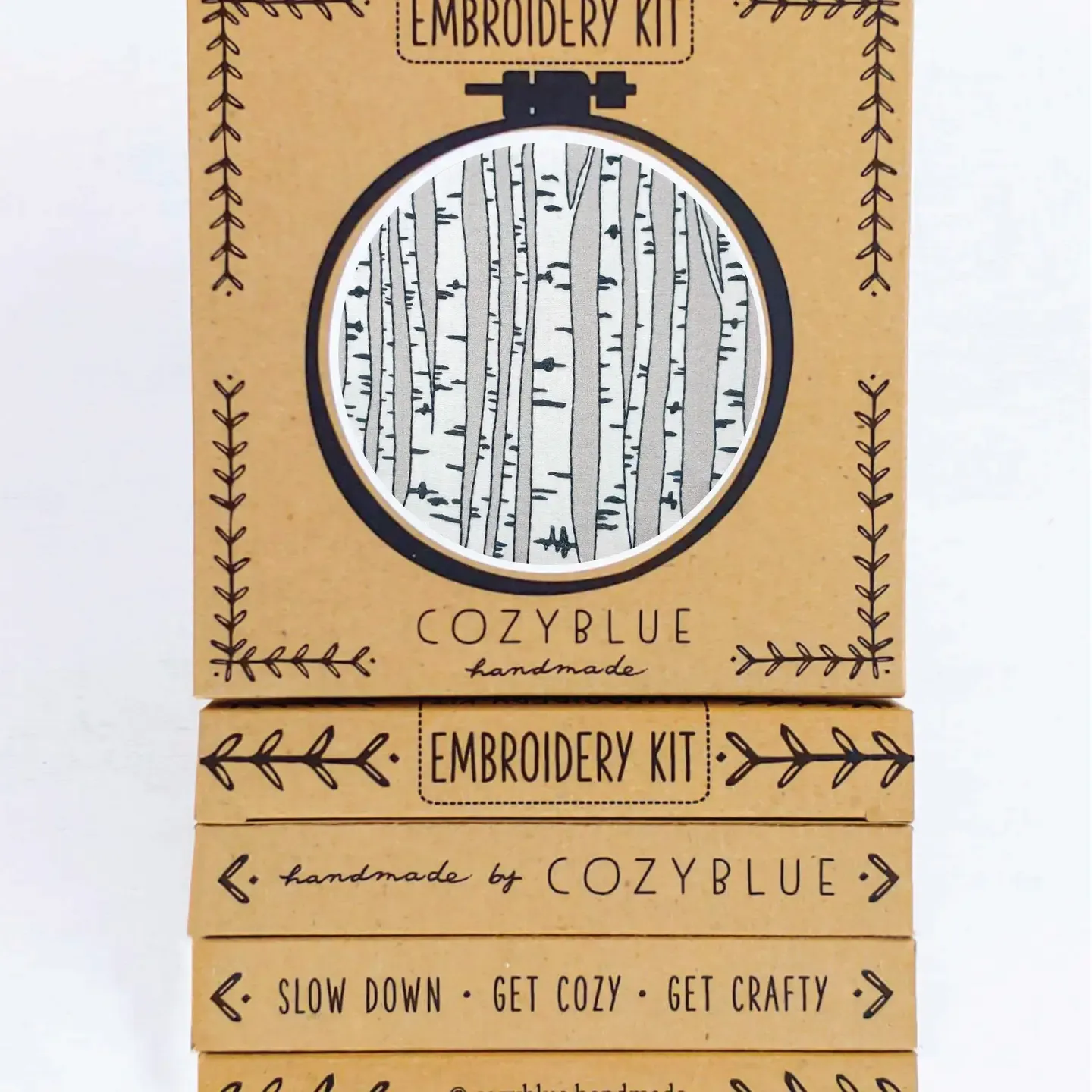Cozy Blue Embroidery Kits
