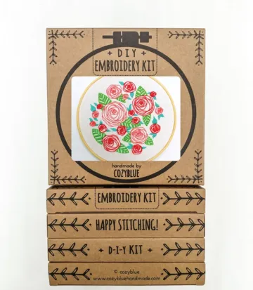 Cozy Blue Embroidery Kits