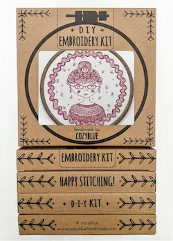 Cozy Blue Embroidery Kits