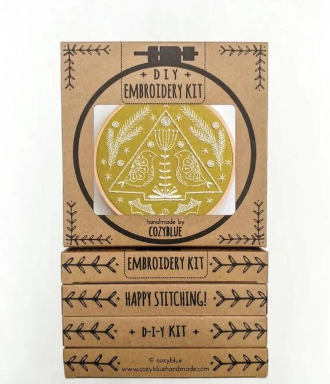 Cozy Blue Embroidery Kits