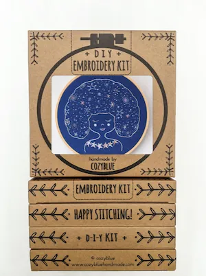Cozy Blue Embroidery Kits