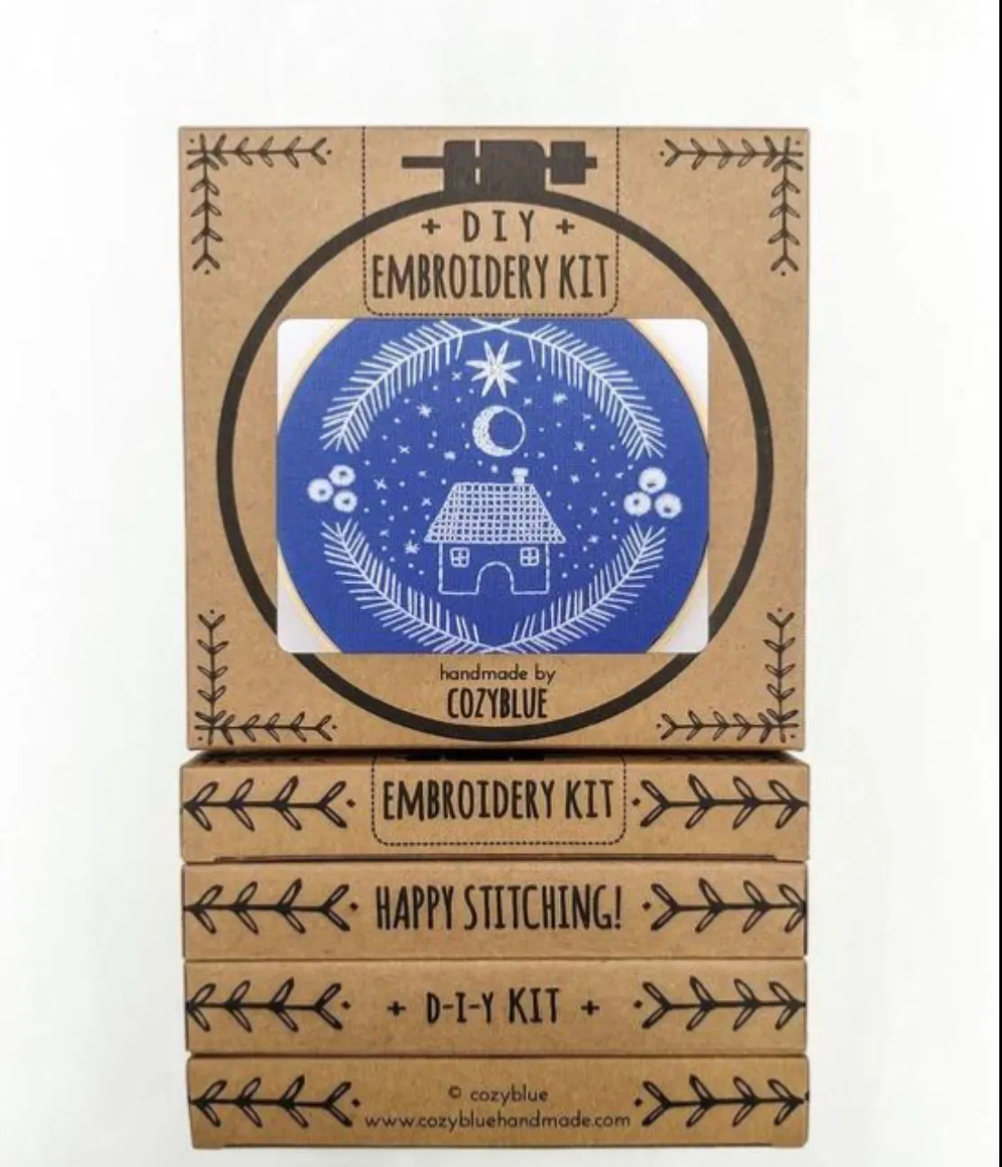 Cozy Blue Embroidery Kits
