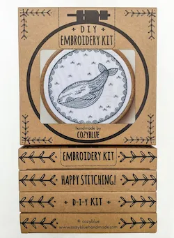 Cozy Blue Embroidery Kits
