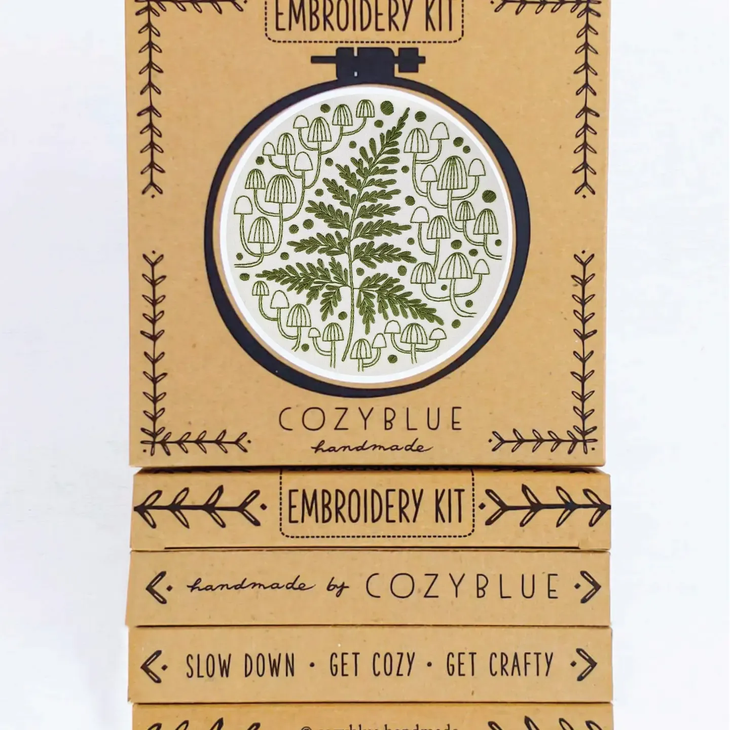 Cozy Blue Embroidery Kits
