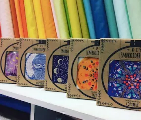 Cozy Blue Embroidery Kits