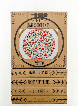 Cozy Blue Embroidery Kits