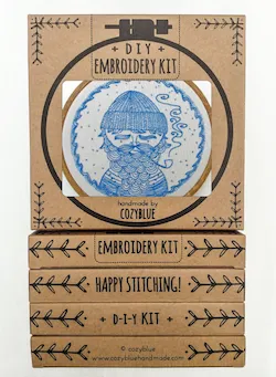 Cozy Blue Embroidery Kits