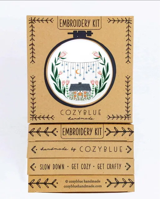 Cozy Blue Embroidery Kits