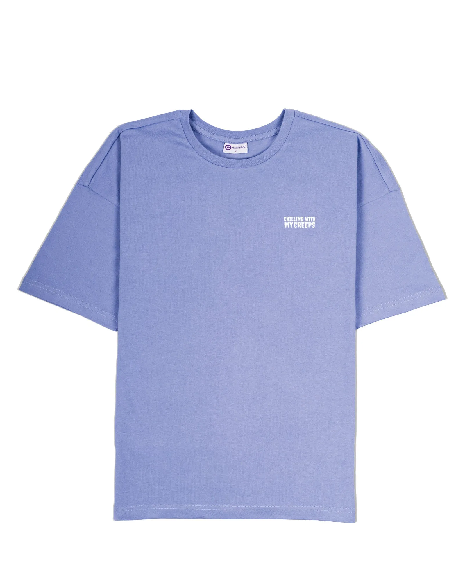 Creepsters Drop Shoulder Crew: Periwinkle