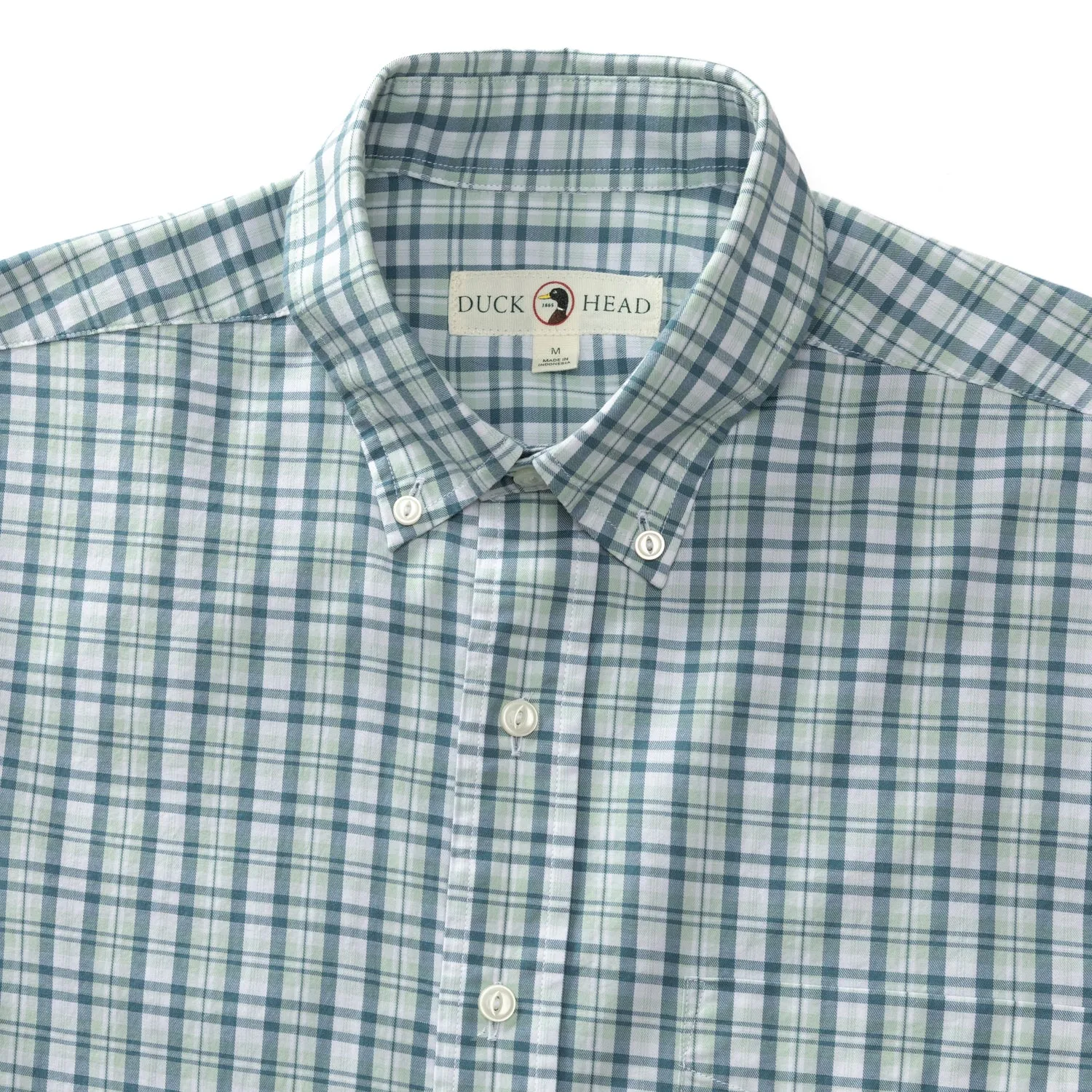 Dowling Plaid Cotton Twill Sport Shirt